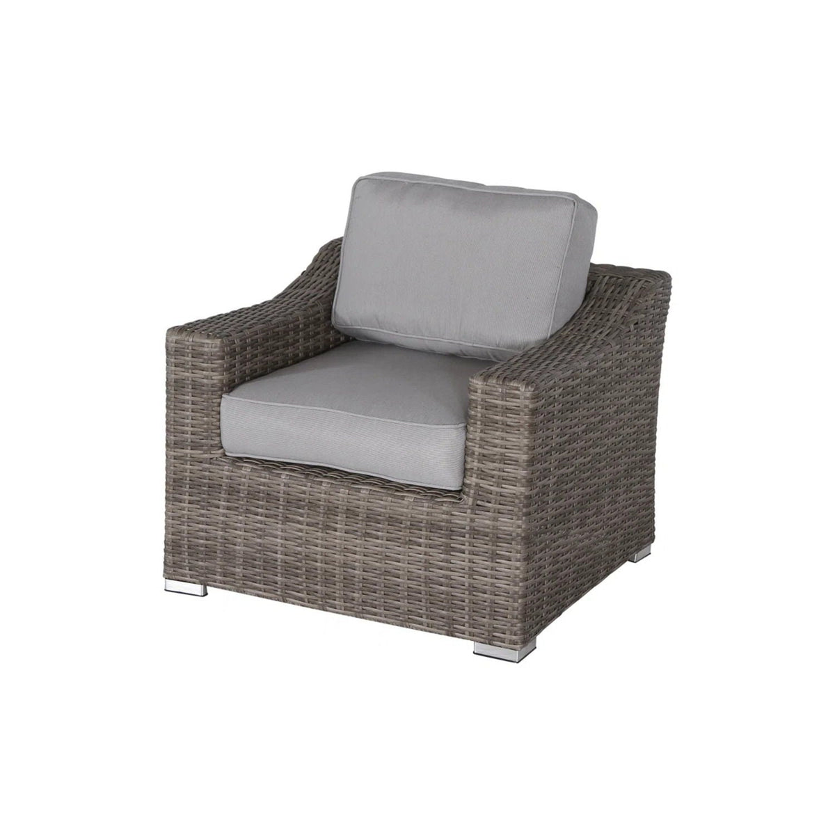 Outdoor Wicker Conversation Set With Cushions, All Weather, photo 33 of 40