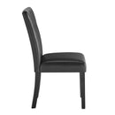 Olga - Dining Chair Set (Set of 2) - Charcoal Black by Unique Piece Furniture