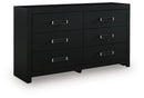 Maeling - Six Drawer Dresser by Unique Piece Furniture