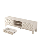 Media Console With 4 Drawers And Cable Management by Unique Piece Furniture