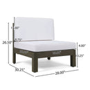Oana Armless Chair by HouseOfZazla