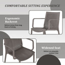 4 Modern Stackable Plastic Armchair Matched With Round Table by HouseOfZazla