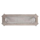 Northville - Sofa Table - Clear Glass & Antique Silver