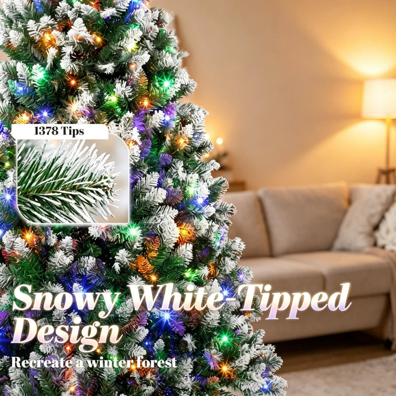 7.5 ft Pre-Lit Artificial Christmas Tree, photo 5 of 9