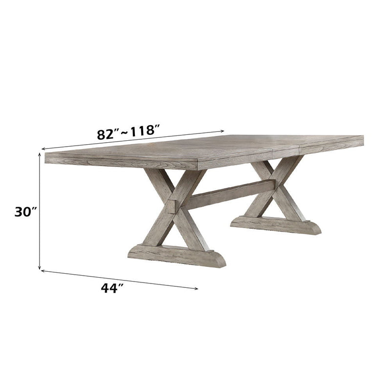 Rocky - Dining Table - Gray Oak, photo 5 of 7