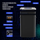 50L Smart automatic Trash Cans - Full Intelligent Sensor - BLACK
