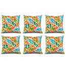 6 Pack Outdoor Pillow Covers - 18x18 Inch