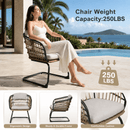 Wicker Dining Chair Set of 2 by HouseOfZazla