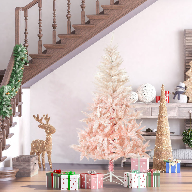 HOMCOM 6ft Unlit Spruce Artificial Christmas Tree, photo 9 of 10