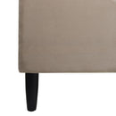 Aspen - Vertical Tufted Modern Headboard Platform Bed Set by HouseOfZazla