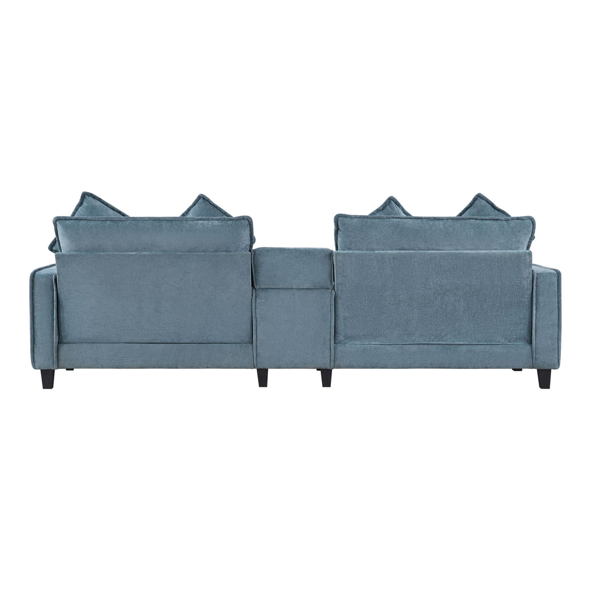 Modern Sectional Sofa With Removable Ottomans, USB Ports, photo 18 of 40