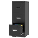 Modern Drawer Metal Vertical File Cabinet With Lock And Card Slot For Office by HouseOfZazla