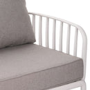 The Sleek All-Weather Resin Outdoor Loveseat and Coffee Table Set