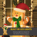 HOMCOM 6ft Christmas Inflatable Gingerbread Man