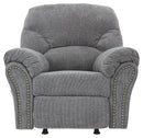 Allmaxx - Rocker Recliner - Pewter