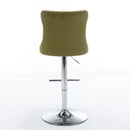 Swivel Adjustable Height Barstools Set of 2