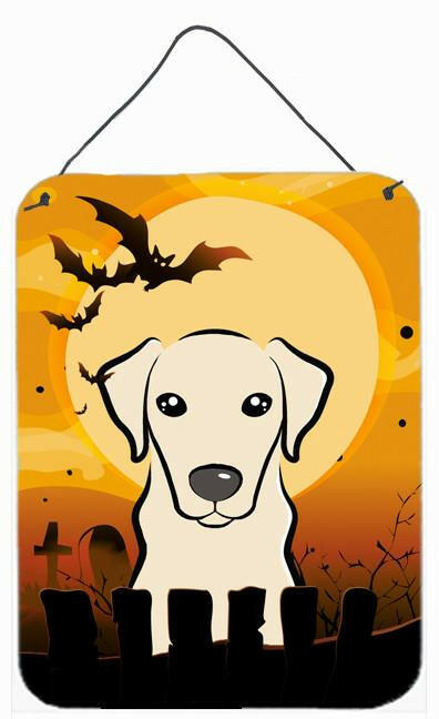 Halloween Yellow Labrador Wall or Door Hanging Prints BB1780DS1216