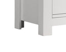 Cassini - 2 Drawer Nightstand Bedside Table - White by HouseOfZazla