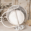 Rustic Bicycle Metal Wire Wall Planter Basket