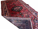 5.5 X 10 Handmade Wool Tribal Gallery Rug Wide Runner Corridor Rug Floral Red