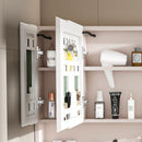 Aluminium Medicine Cabinet Mirror, With 3 Colors LED Light And Defogging Function - Khaki by HouseOfZazla