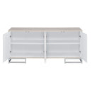 Liam - Marble Paint Console Cabinet - Multi