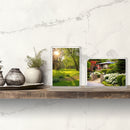 4Pcs Acrylic Photo Frames 5x7In Photo Display Vertically Horizontally Free Standing Desktop Picture Frame High Definition Magnetic Frameless Photo Hol