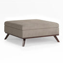 Owen - Multifunctional Square Coffee Table Storage Ottoman by Unique Piece Furniture