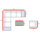 Stylish Entertainment Sectional Set, Outdoor Living by HouseOfZazla