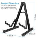 Guitar Stand A Frame Foldable Guitar Holder Portable Mount For Acoustic Electric Classical Guitars Violin Ukulele Bass Banjo