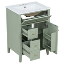 Bathroom Vanity With Sink, Soft Closing Cabinet