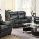 Jacob - Loveseat With Pillow Top Arms Upholstery - Gray by HouseOfZazla