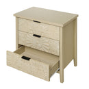 3 Drawer Cabinet - Natural Wood Finish