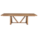 Middleton 9-piece Extension Leaf Dining Set Brown and Black