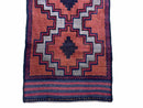 3X5 Vintage Handmade Tribal Wool Rug Balouchi Rug Afghan Rug Red 2' 8" X 4' 8"