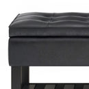 Cosmopolitan - Storage Ottoman Bench With Open Bottom by Unique Piece Furniture