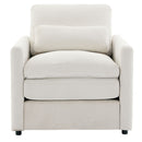 Cozy Upholstered Cushion Armchair For Living Room