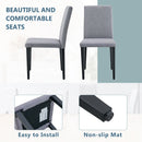 Versatile Dining Chairs With Comfortable Design And Metal Legs