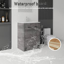 24 Inch Floating Bathroom Vanity with Ceramic Sink and Soft-Close Door by HouseOfZazla