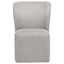 Jaelynn Upholstered Parsons Dining Side Chair Beige (Set of 2)
