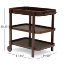 Home Selleck - Bar Cart - Mahogany by HouseOfZazla