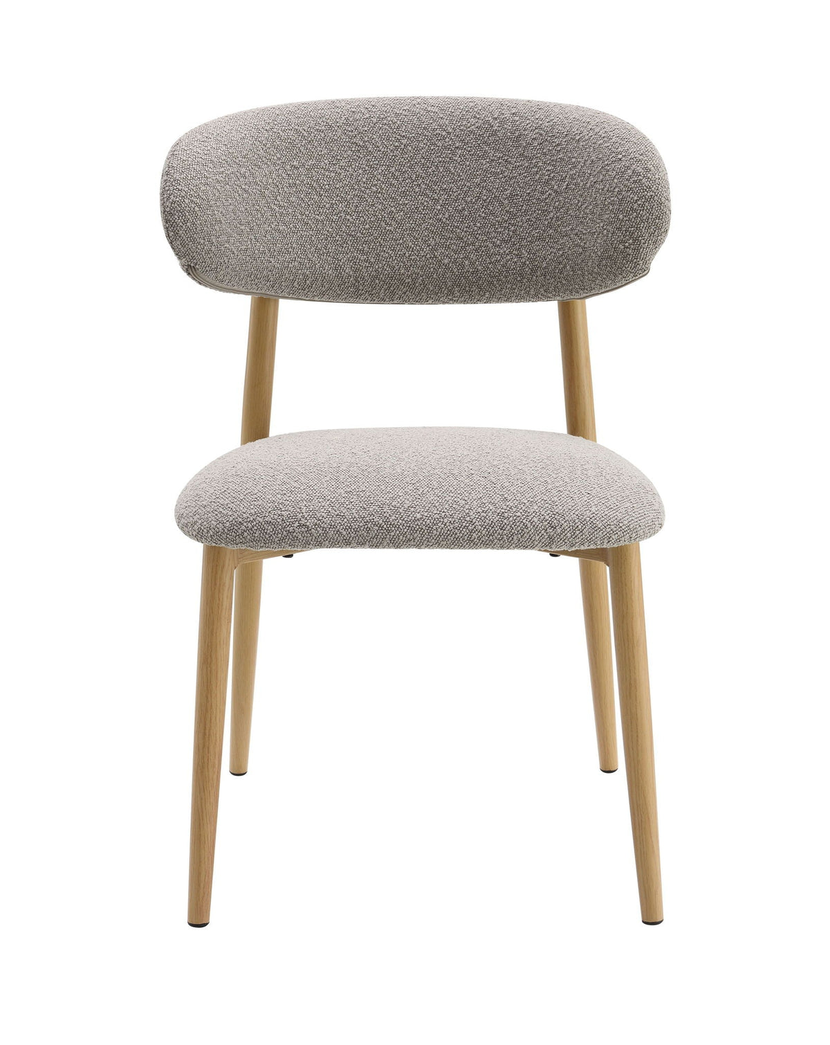 Kacey - Boucle Side Chair (Set of 2) - Gray, photo 3 of 6