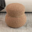 Snowman Stool With Cushion And Solid Wood Frame by Unique Piece Furniture