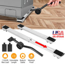 Furniture Dolly Mobile Roller Extendable Appliance Furniture Rolling Base Stand with Brake Pry For Washing Machine Fridge Dryer Cabinet 1102LBS Max Lo
