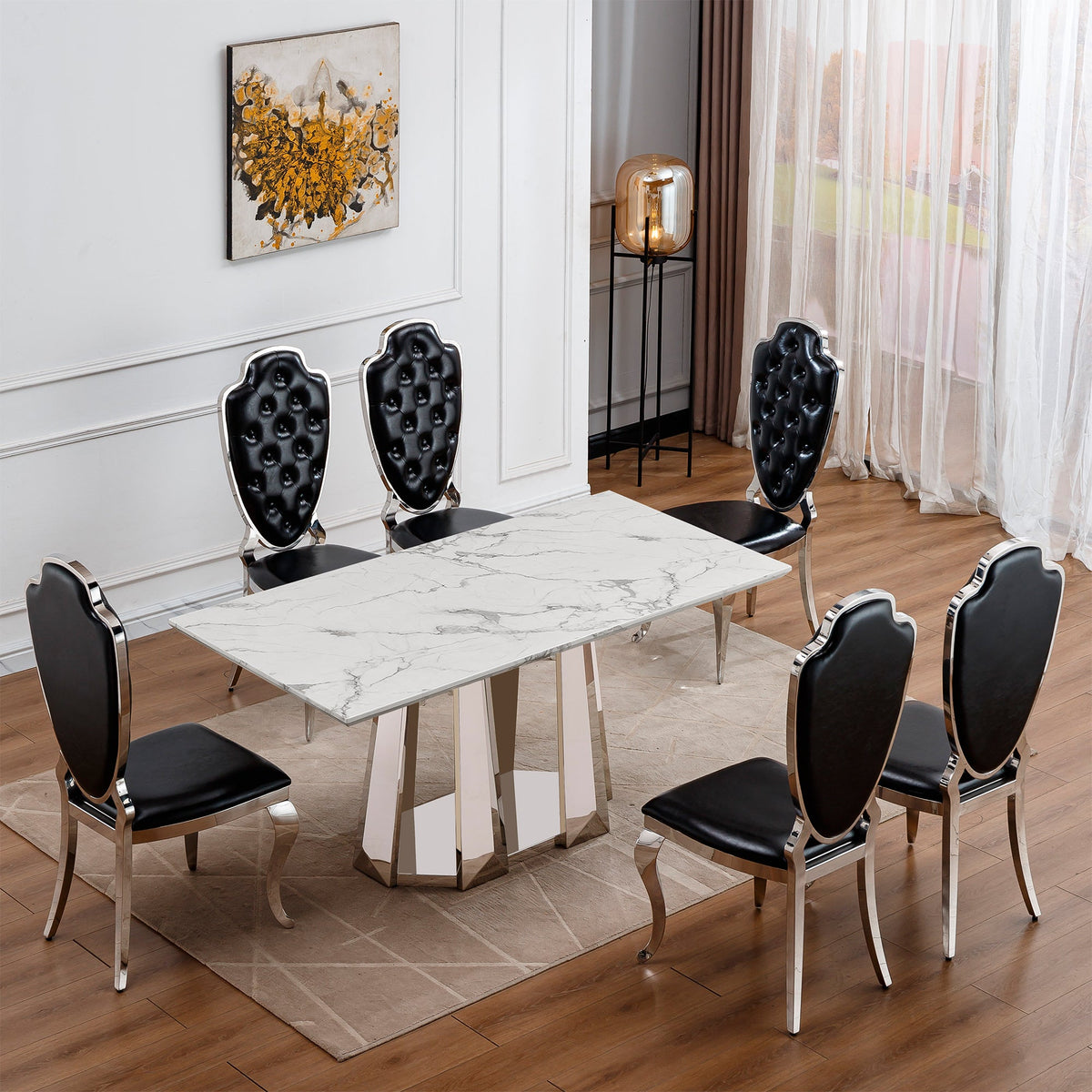 Marble Dining Table for 6 People, photo 7 of 10