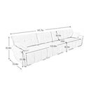 Modern Sofa & Pillows, Textured Cover, High Rebound Cushions by HouseOfZazla