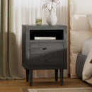 Nystrom Mid Century Modern 2 Drawer Nightstand by HouseOfZazla