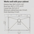 Topmount Stainless Steel Kitchen Sink by HouseOfZazla