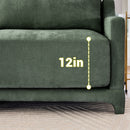 Elegant Sofa With Ergonomic Design And Lumbar Pillows by HouseOfZazla