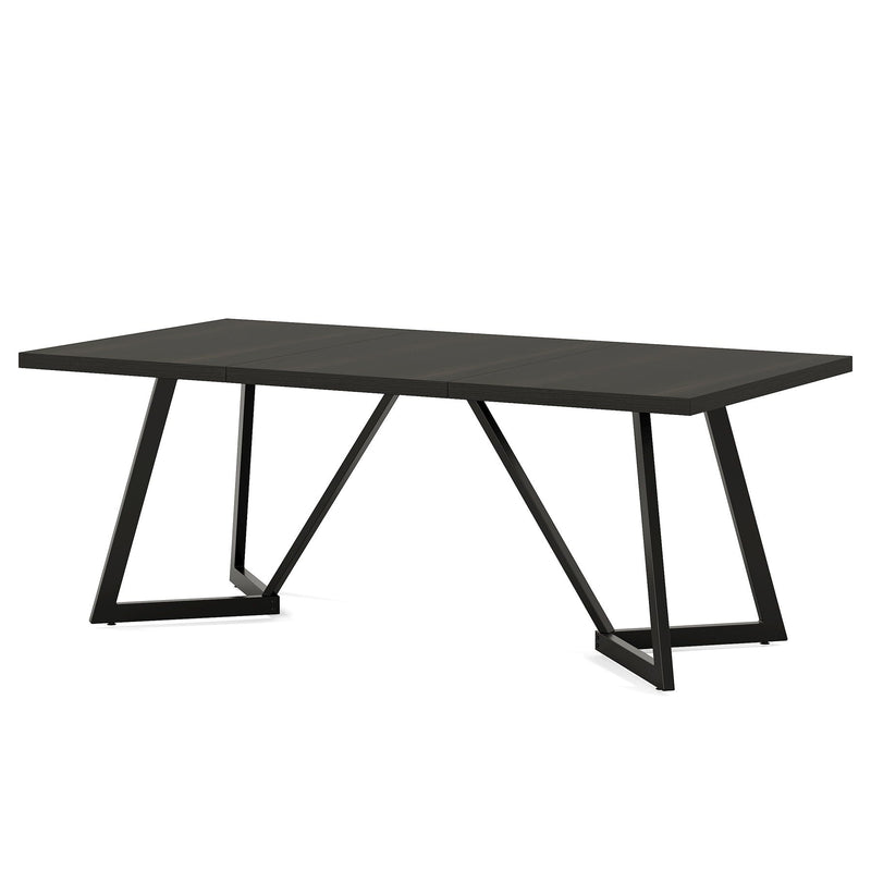 Rectangular Dining Table For 6 - 8 People - Black, photo 4 of 12